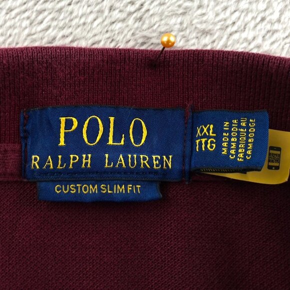 2 Polo Ralph Lauren Mens Polo Shirt XXL Lot Of Two Short Sleeve Custom Fit - Picture 2 of 14